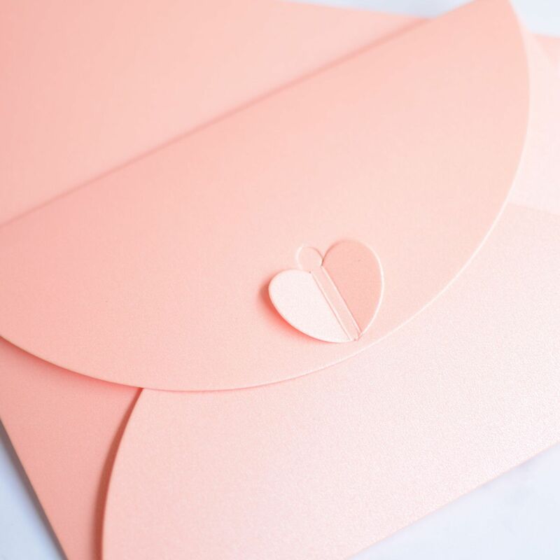 Ins Love – enveloppe en papier nacré, Vintage européen, carte d'invitation, carte de vœux, estampage, 10 pièces