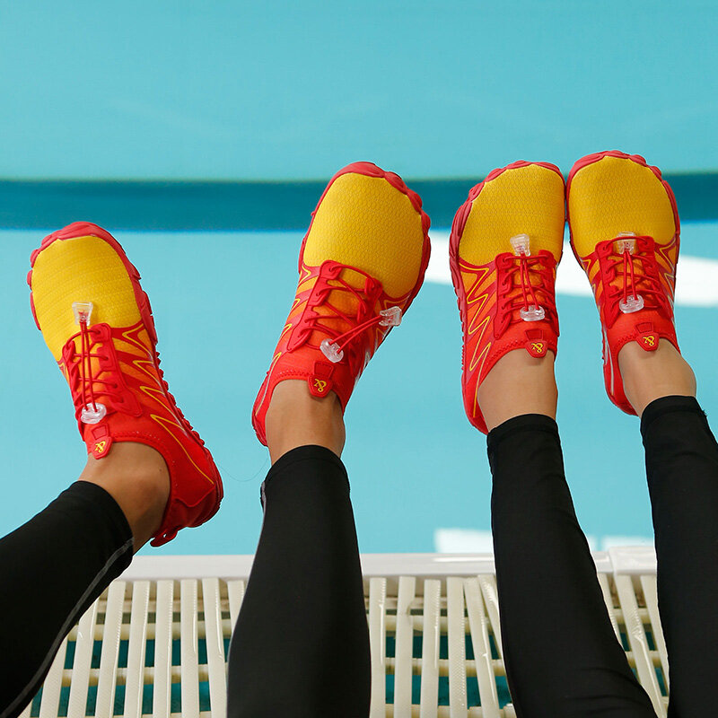 الصيف شاطئ عطلة أحذية رياضية الرجال النساء الاطفال الخوض التدريب الذكور تنفس في الهواء الطلق المضادة للانزلاق الرحلات أحذية رياضية zapatillas