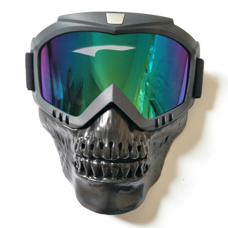 Ankunft der beliebtesten abnehmbaren modularen Masken brille und Mund filter für Motorrad helm Moto Casque Casco Kapazität