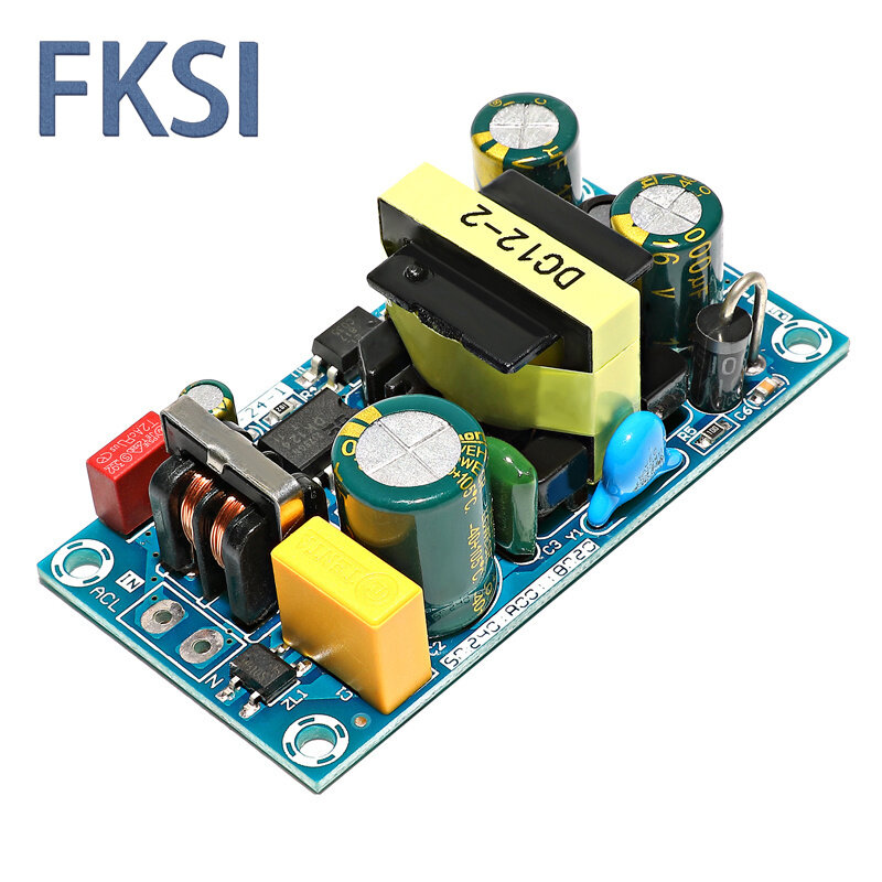 FKSI 스텝 다운 변압기 전원 공급 장치, 수리용 스위칭 전원 모듈, AC 85-265V to DC 12V, 24V, 36V, 48V, 1A, 2A, 4A, 6A, 8A, 9A