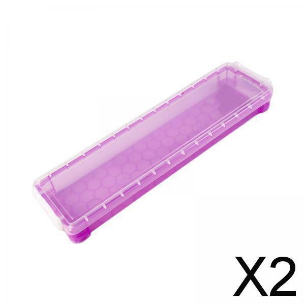 2-4 opakowanie piórnik plastikowy pudełko kredek pędzel malarski ołówek pudełko do przechowywania ołówków
