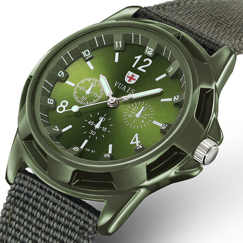 Męski zegarek nylonowy luksusowa marka mężczyźni wojskowy sport zegarki męski zegarek kwarcowy z datownikiem mężczyzna skórzany zegarek na rękę Relogio Masculino