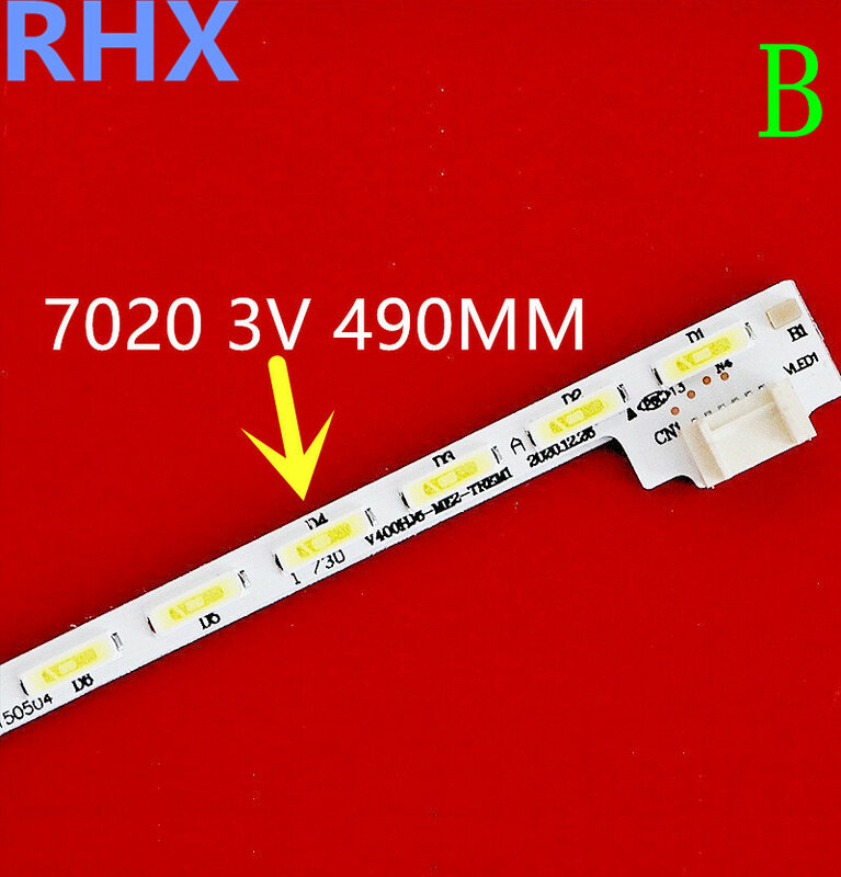 Lámpara de retroiluminación LED para reparación de TV LCD, artículo de LCD-40V3A, V400HJ6-ME2-TREM1, 1 V400HJ6-LE8 = 52LED, 490MM, nuevo, Sharp piezas