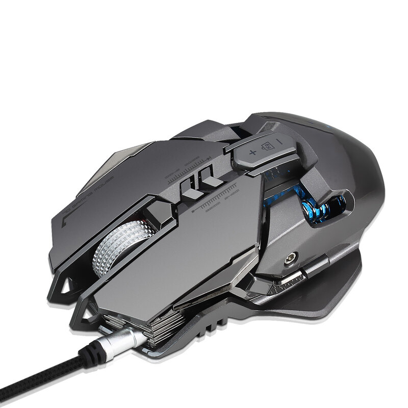 mysz dla graczy programowalna przewodowa mechaniczna mysz do gier USB dpi 9 do komputera