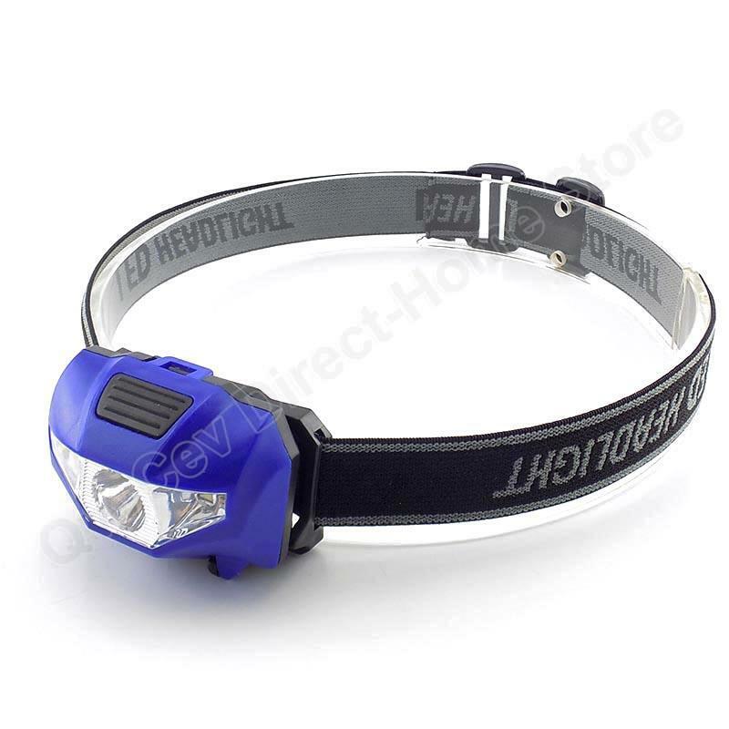 Minilinterna LED con batería AAA, luz de cabeza pequeña y brillante de alta potencia para pesca y Camping