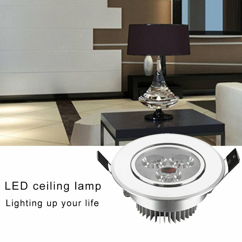 Foco LED empotrable, lámpara Ultra brillante, regulable, 3W, decoración para el hogar, KTV