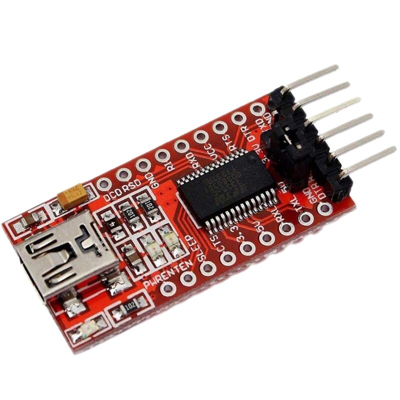 Módulo FT232RL USB2.0 a puerto serie TTL Downloader compatible con 3,3 V 5V adecuado para microcontrolador STC