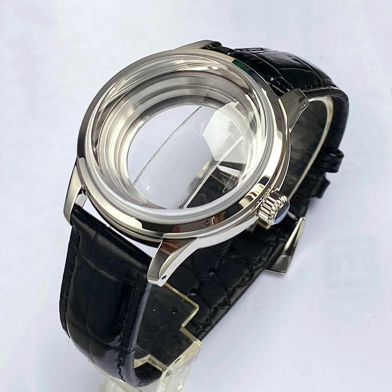 20bar Dive Polish gs Watch Case for NH34 NH35 ETA2824 PT5000 SW200 316L Steel Wristwatch Case Double Bow Sapphire Steel Band
