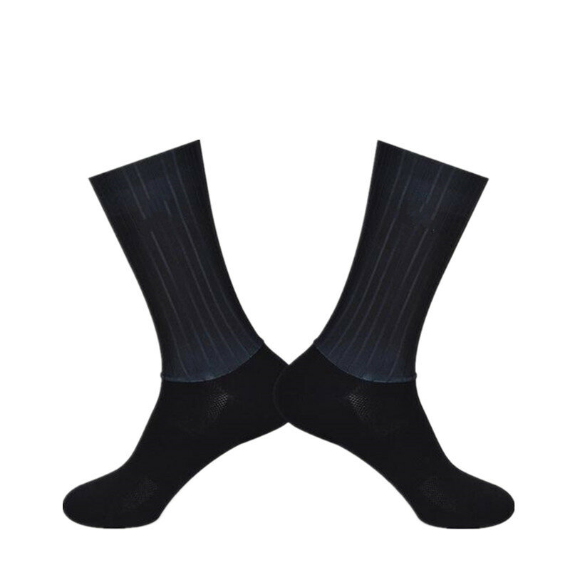 Черные мужские дорожные бесшовные Белые велосипедные носки, уличные брендовые гоночные велосипедные носки, велосипедные носки D005
