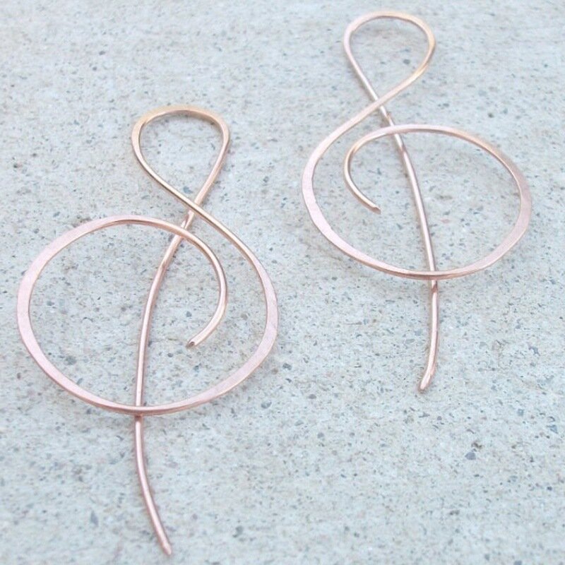 2024, Fashion, Rose Gold, Geometry, Sparkling, Exquisite Jewelry, Versatile, Men's and Women's, Gifts, Love, Charming Earrings
