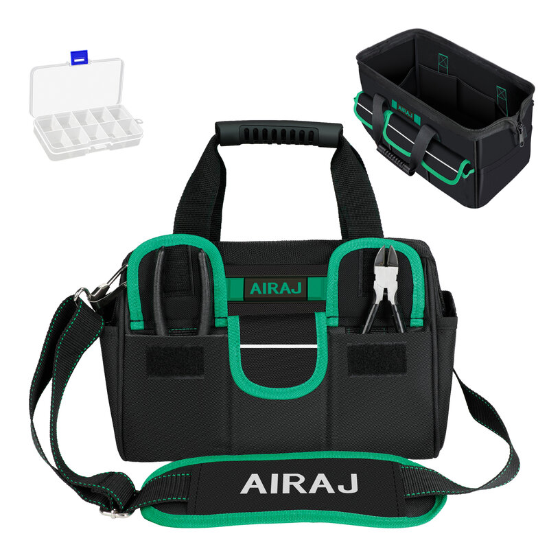 AIRAJ repair tool storage bag, multifunctional Oxford cloth waterproof tool kit, large capacity, wear-resistant, scratch resista