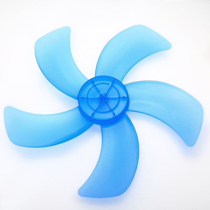 14/16Inch Universal Plastic Silent Fan Blade 5/7 Leaves with Nut Replacements for Household Fans Standing Fans Table Fans