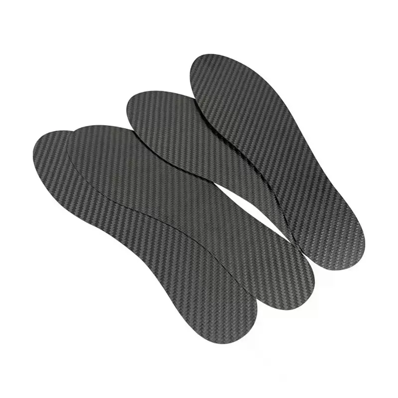 Plantilla de fibra de carbono para zapatillas de deporte, plantilla deportiva de alta calidad de 0,8mm, 1,0mm y 1,2mm de grosor, plantilla ortopédica para hombre y mujer