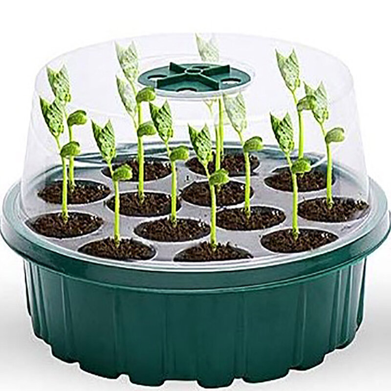 Invernadero de macetas de vivero con bandeja ventilada, perfecto para flores, adecuado para uso diario, 100% nuevo