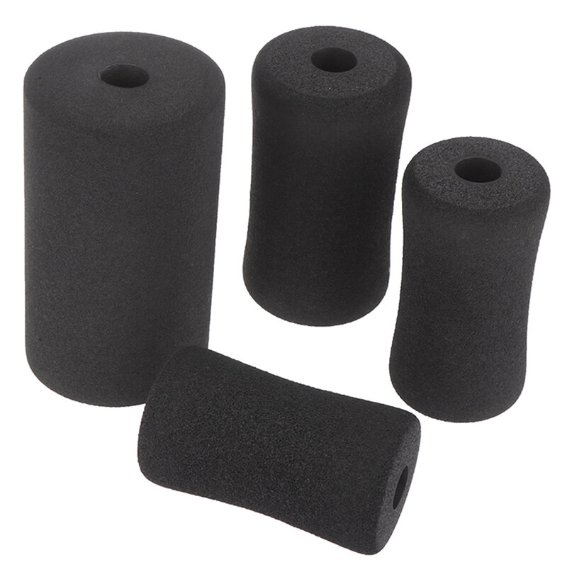 Rollers Foot Foam Pads Fitness Equipment For Weight Bench Gear Replacement 2pcs Black For Leg Extension Brand New