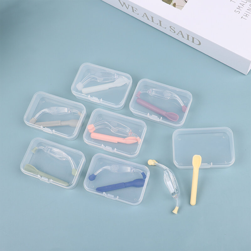 New Eye Care Contact Lenses Inserter Remover Silicone Soft Tip Tweezer Stick Case Set Wearing Tools Contact Lens Accessories