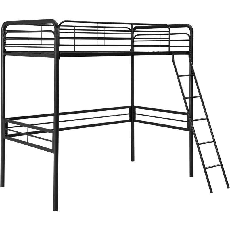 Marco de cama para niños, camas dobles de Metal para Loft, marco de cama para niños
