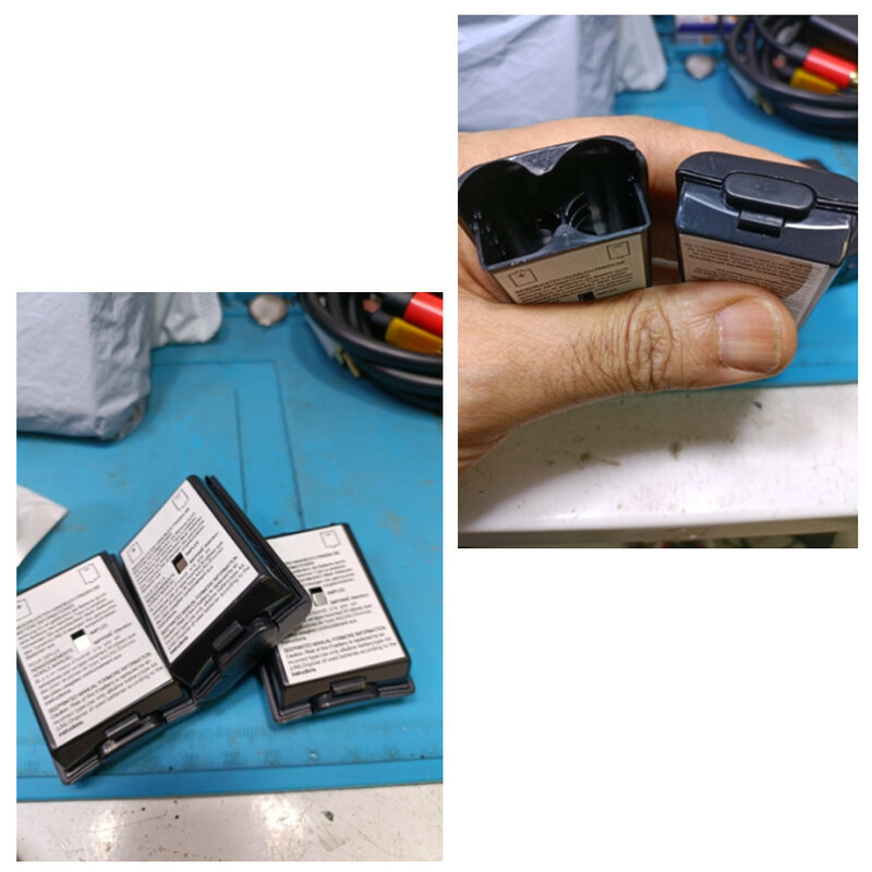 Bateria uniwersalna zestaw etui ochronne obudowa dla 360 kontroler bezprzewodowy czarny obudowa baterii dla XBOX360 dropshipping