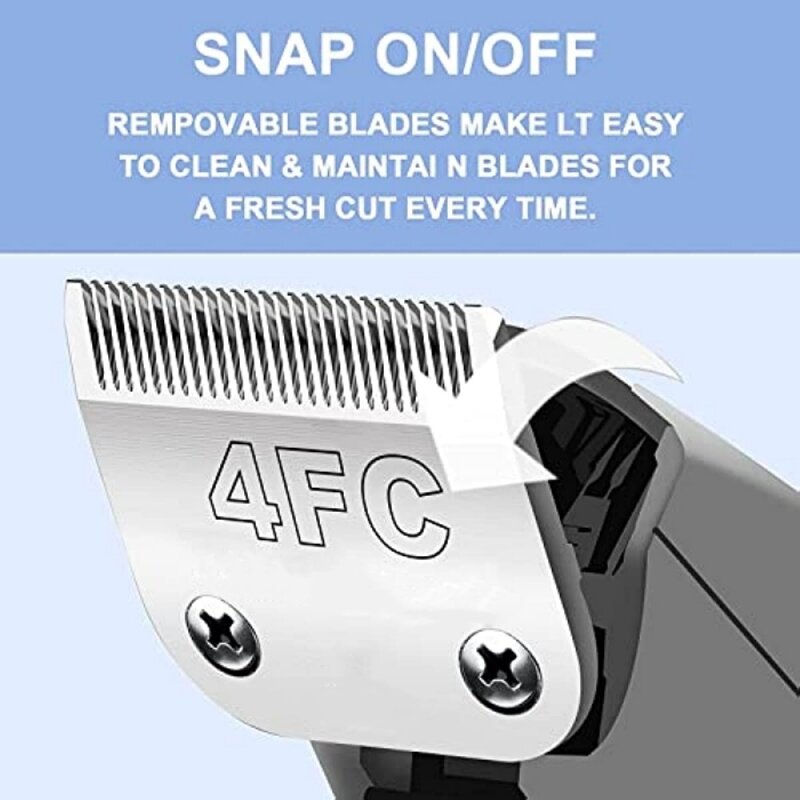 Repuesto de cuchilla para cortaúñas profesional para mascotas, 3F, 4F, 5F, 7F, A5, compatible con la mayoría de cortaúñas Andis AG AG2 AGCC AGC2 MBG Series
