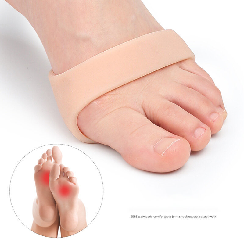 2pcs Foot Pads Forefoot Pads for Women High Heels Half Insoles Calluses Corns Foot Pain Care Absorbs Shock Socks Toe Pad Inserts