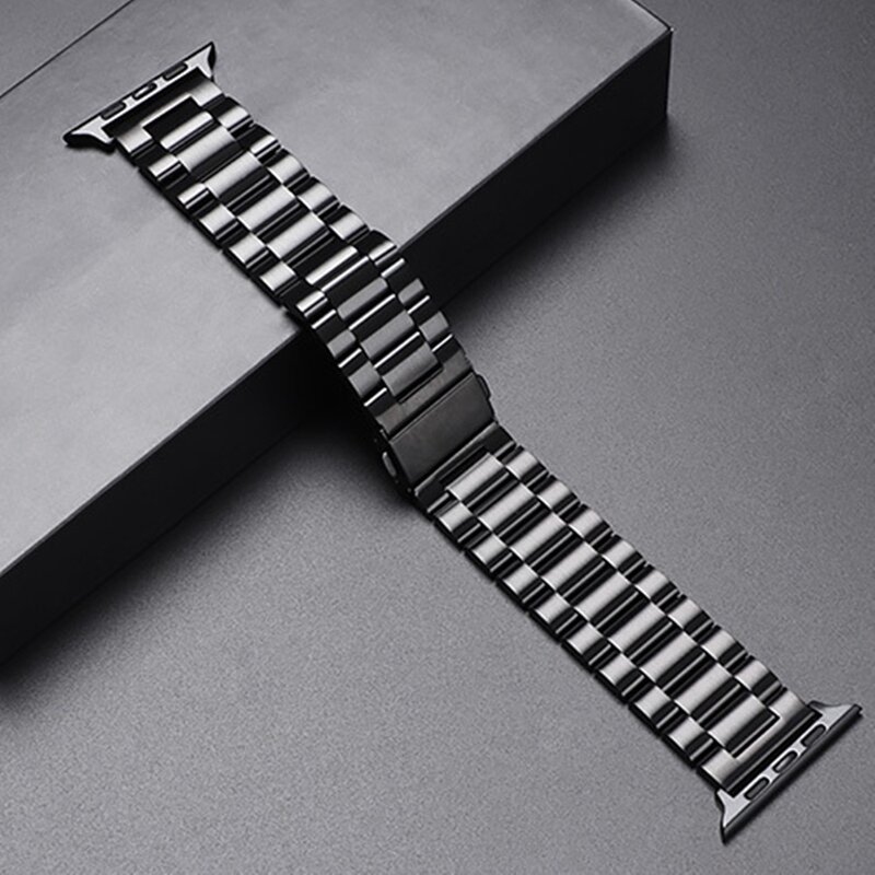 Coque de protection en TPU et bracelet en métal pour Apple Watch Ultra Band, bracelet en acier inoxydable 40/38, série 3, 5, 6, se, 7, 8, 49mm, 45mm, 44mm, 41mm