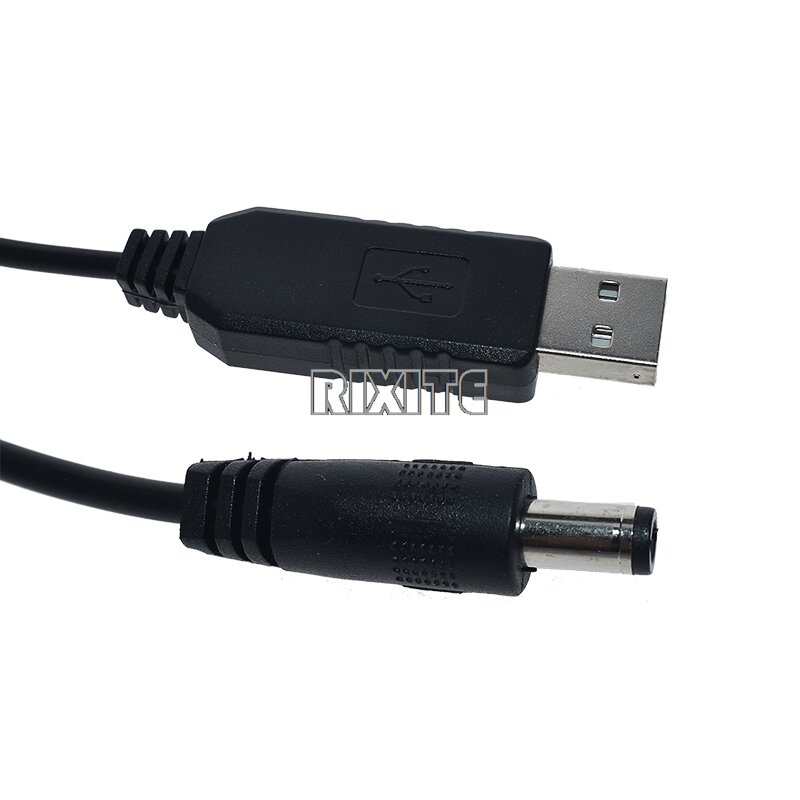 USB-кабель с повышением мощности, 5 в постоянного тока в 9 В/12 В постоянного тока, зарядный кабель, модуль с повышением мощности, USB-кабель-переходник, штекер 2,1x5,5 мм