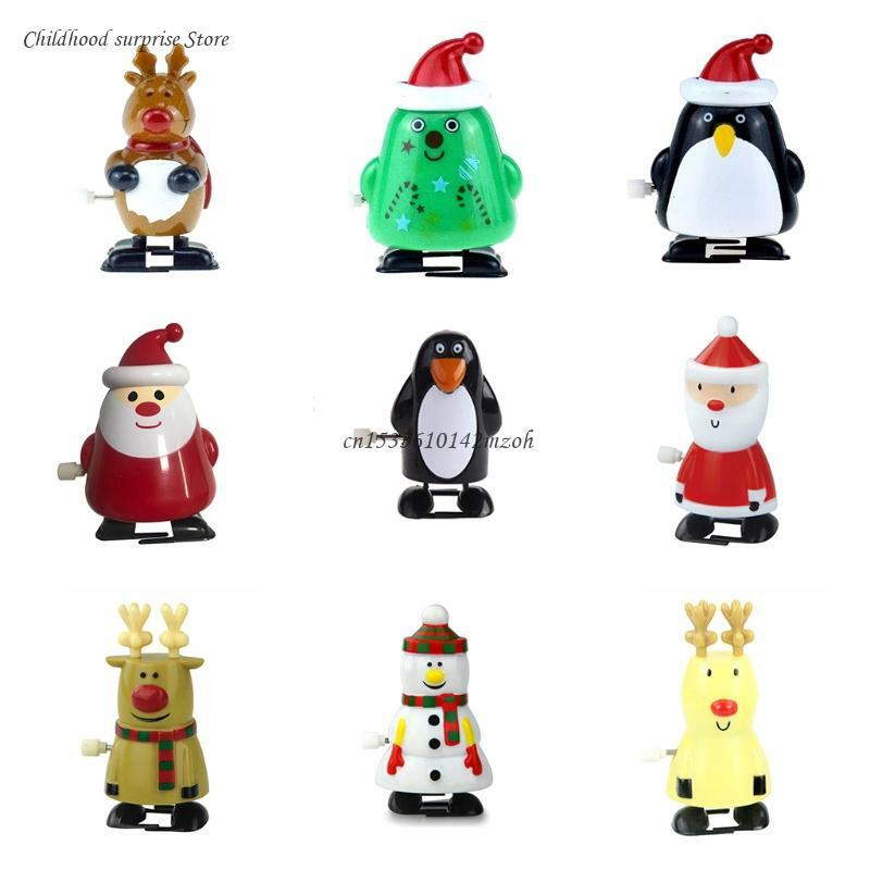 Juguete interactivo cuerda 3 pulgadas, Animal en miniatura Navidad para muñeca, adorno envío directo para