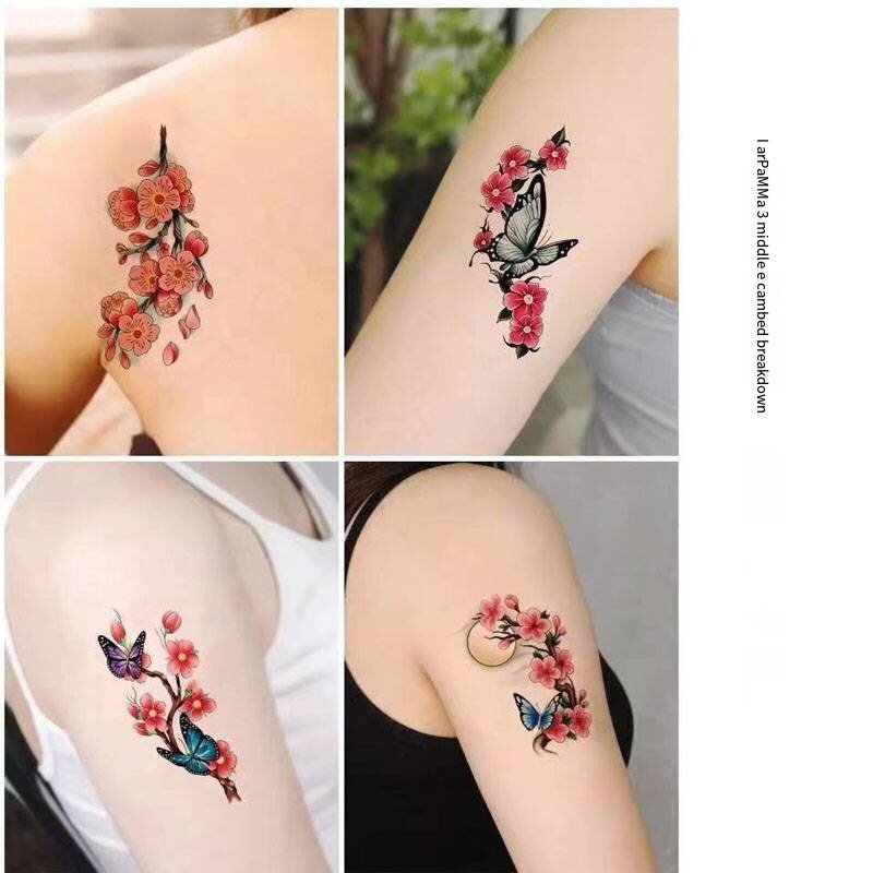 Лазерная тату-наклейка, наклейки для рук, ног и шеи, одноразовые тату-наклейки для мужчин и женщин