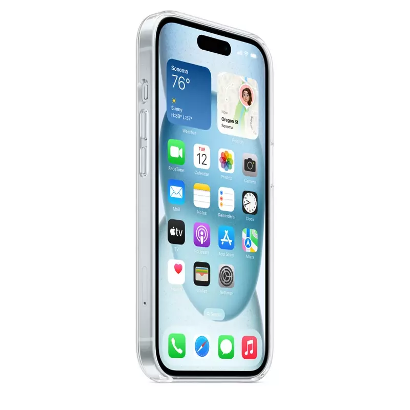 Custodia magnetica trasparente per Apple iPhone 15 14 13 12 11 Pro Max Plus 13 12 Mini XS Max XR 8 7 SE SE2 con Cover trasparente Magsafe