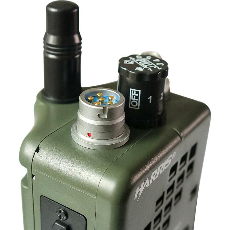 Caixa de rádio fob 152 prc, modelo militar de walkie talkie para rádio baofeng, sem função + peltor 6 pinos ptt plugue