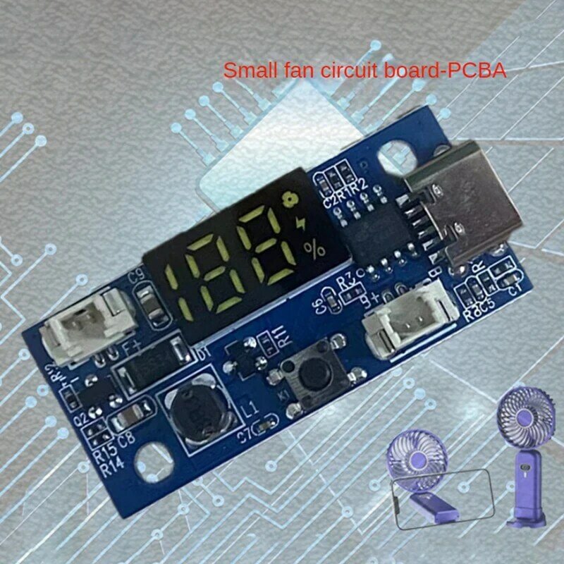 Handheld Motherboard Brushless Fan, Mini Control Board, Pequena Motherboard