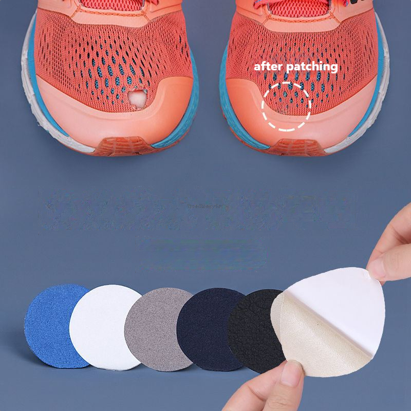 Patch per scarpe Vamp Repair Sticker support solette per scarpe appiccicose protezione per il tallone riparazione del foro del tallone strumento antiusura per la cura del piede del tallone