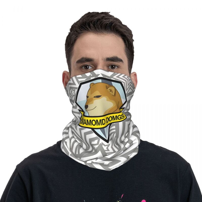 Masque facial unisexe Diamond Dogs pour adultes, bandana, couvre-cou, écharpe ronde, cyclisme, randonnée, club de moto, hiver