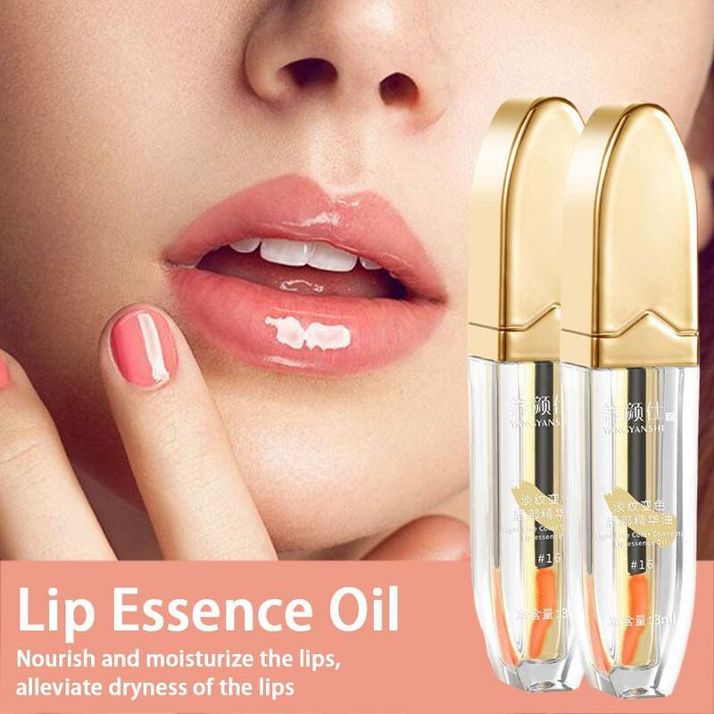 Lip Essence Oil Repair Lighten Lip Wrinkles Long Lasting Plump Care Nourish Gloss Oil Lip Lip Moisturizes Q4B5