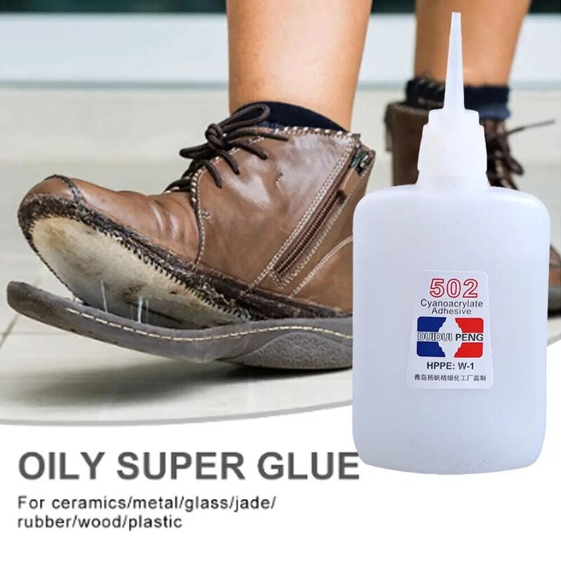 502 Super Glue Instant Dry Strong Glue adesivo forniture per ufficio Quick Bond Leather Glass Metal adesivo trasparente ad asciugatura rapida