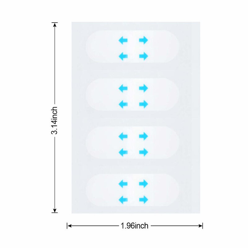 40Pcs Fox Ogen Stickers Waterdicht V Gezicht Make Adhesive Tape Onzichtbare Ademende Lift Gezicht Sticker Lifting Draai Chin