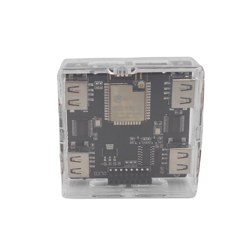 Brak płyty LCD KMbox B + Pro klawiatura i mysz konwerter rozszerzeń fizyczny układ urządzeń peryferyjnych USB chip Python