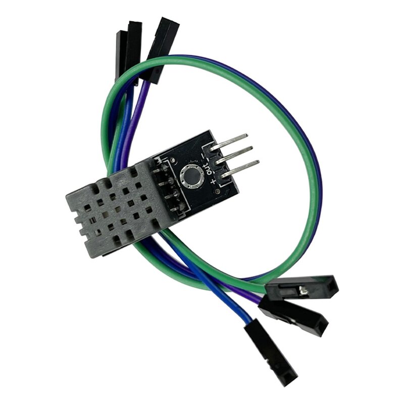 Módulo de Sensor de temperatura y humedad DHT11, dispositivo Digital de 3,3 V-5V con cables para Arduino y Raspberry Pi