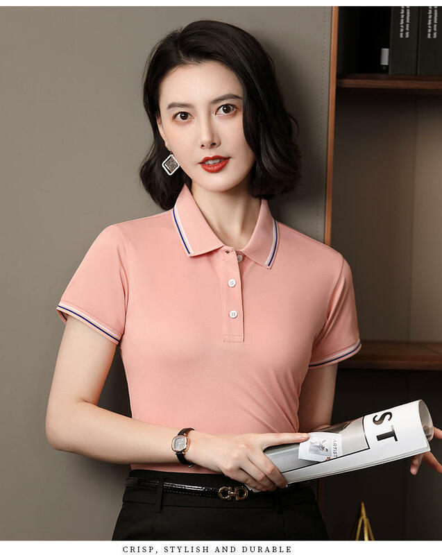 Wysokiej jakości niestandardowy mundurek roboczy Blank jednobarwna bawełna poliester sportowy koszulka Polo do golfa biznesowy z wyszywane Logo