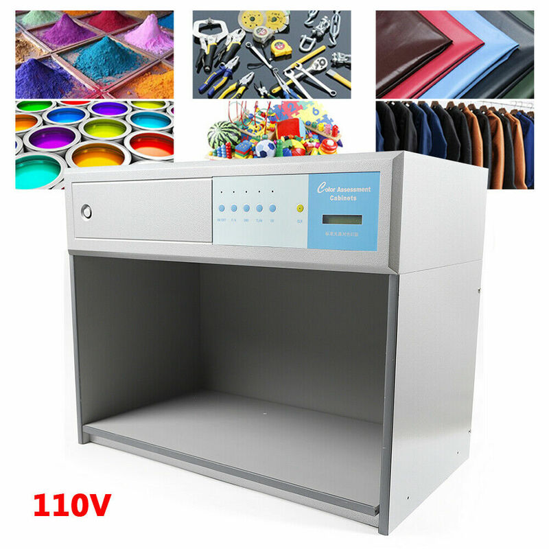 Шкафчик оценки цвета ткани, источники оценки цвета, цвет соответствует цвету 110 В
