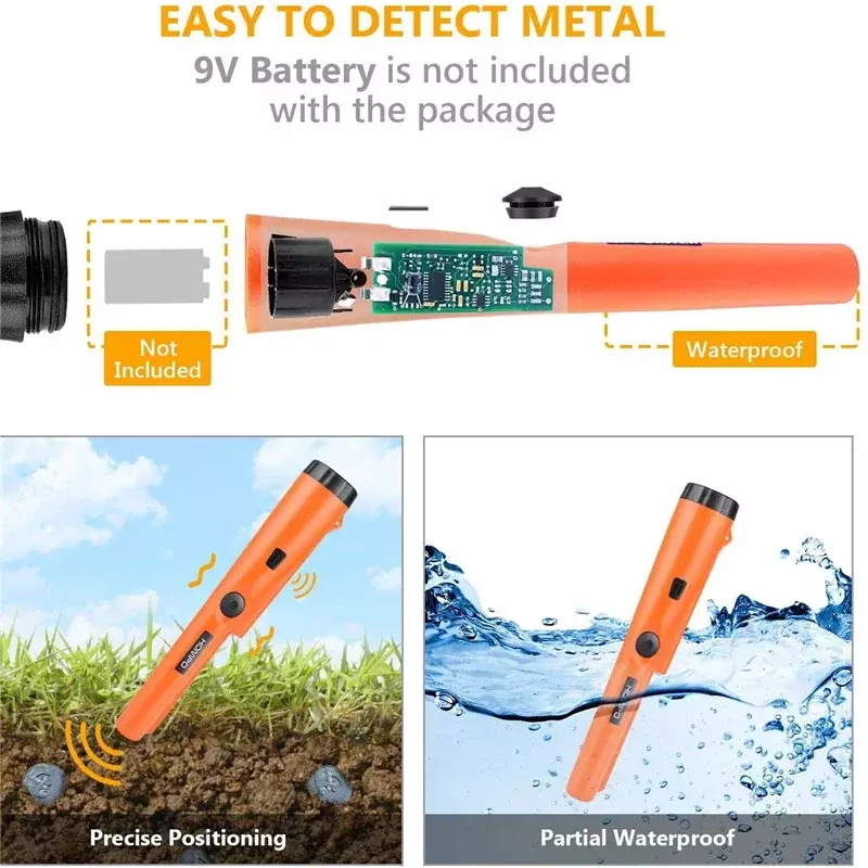 Ручной металлоискатель, прибор для определения местоположения металла, GP-pointer, водонепроницаемость IP66