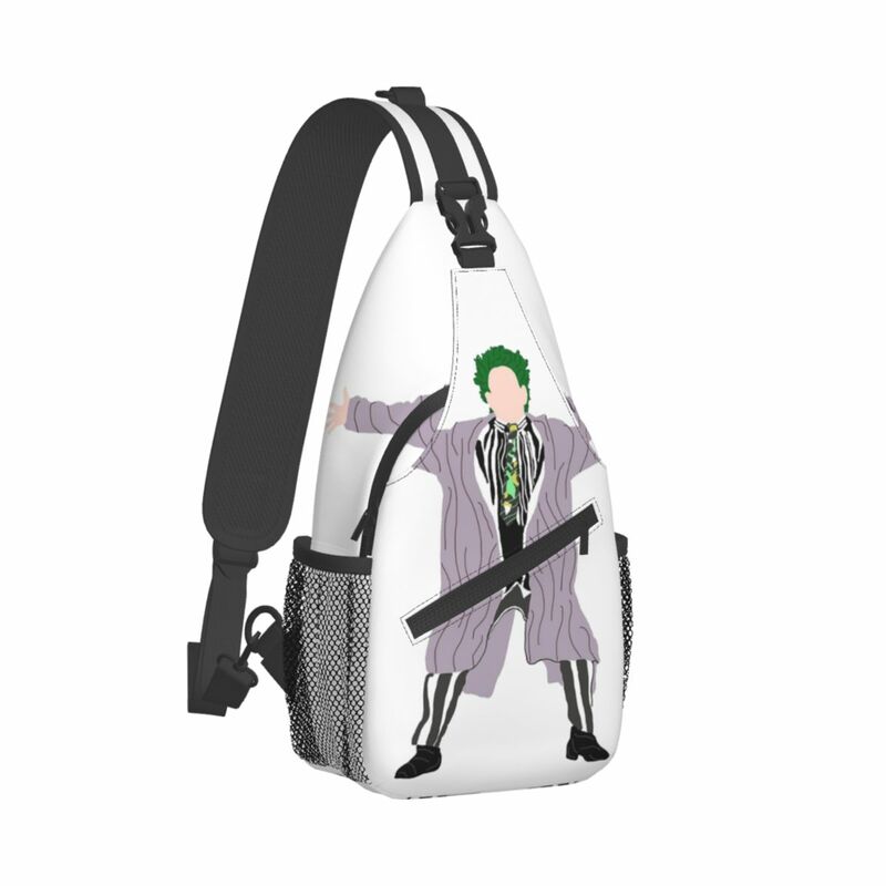 Alex Brightman As Beetlejuice Sling Bags pecho Crossbody hombro mochila deportes al aire libre Daypacks hombres mujeres paquete
