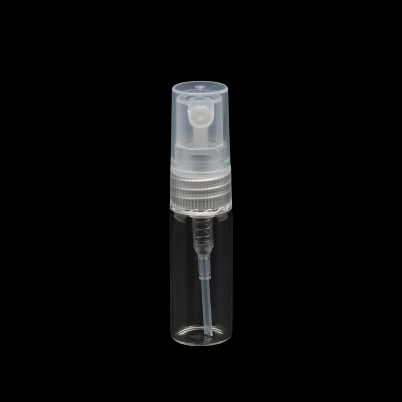Botella de vidrio con pulverizador para viaje, rociador con bomba de pulverización, 2ml, 3ml, 5ml, 10ml