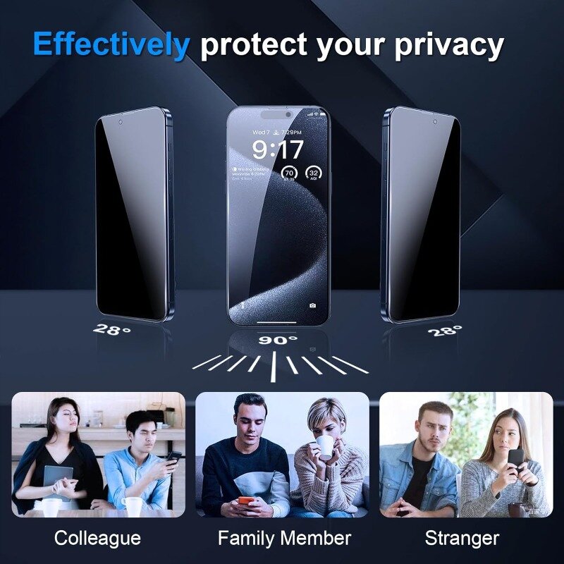 5 szt. Szkło antyszpiegowskie do iPhone 15 14 13 12 11 PRO MAX ochrona prywatności ekranu dla iPhone XS Max XR 7 8 Plus SE szkło hartowane