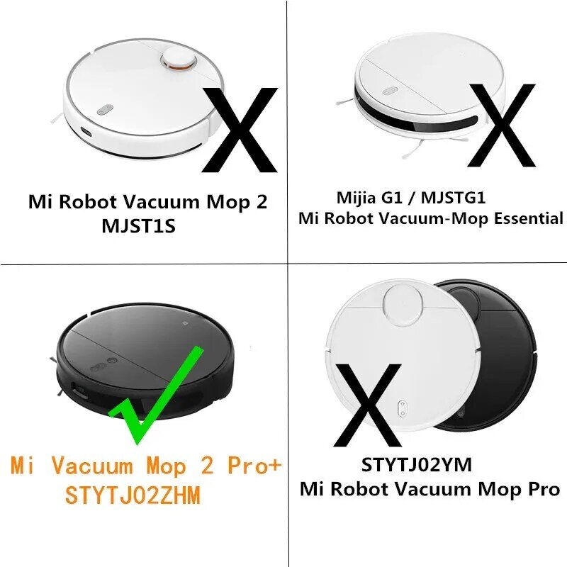 Voor Xiaomi Mi Robot Vacuüm Mop 1T 2 Pro Plus STYTJ02ZHM Stofzuiger Onderdelen Water Tank Belangrijkste Borstel Hoge kwaliteit Accessoires