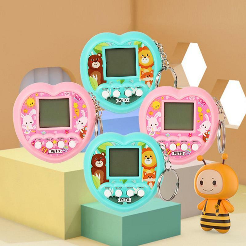 Virtuelle digitale Haustier elektronische Haustiere Geschenk Weihnachten pädagogische lustige nostalgische virtuelle Cyber Haustier Spielzeug Schlüssel ring Haustiere Spielzeug Geschenk