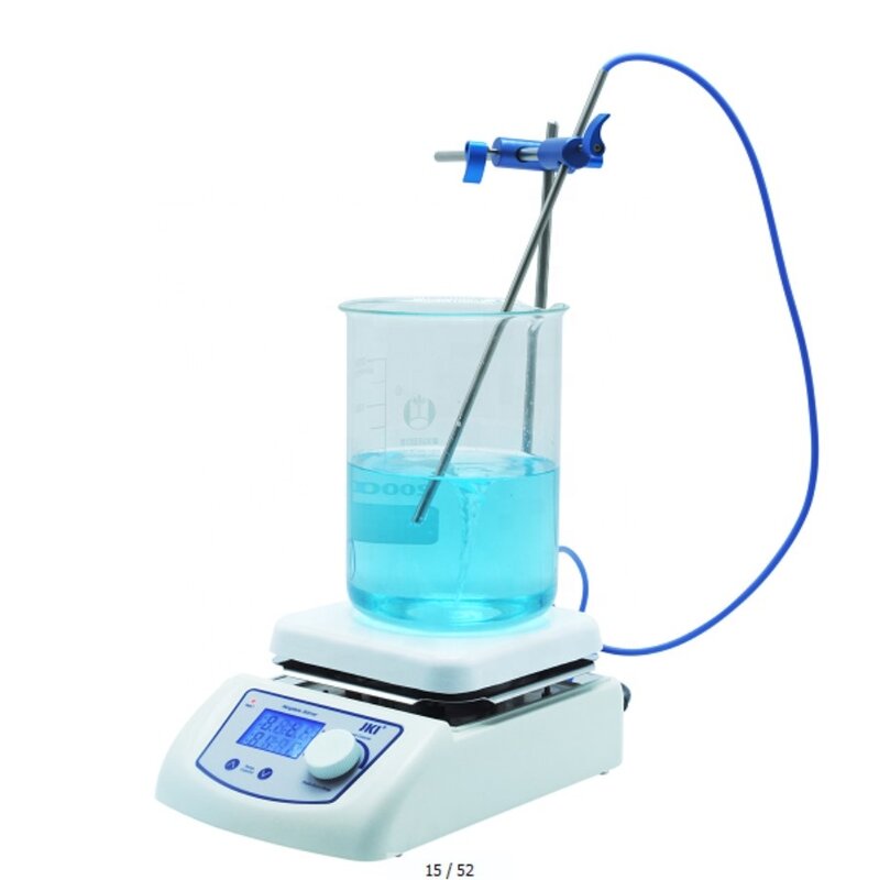 Digital magnetic stirrer with hotplate ceramic coating plate thermo control hotplate stirrer