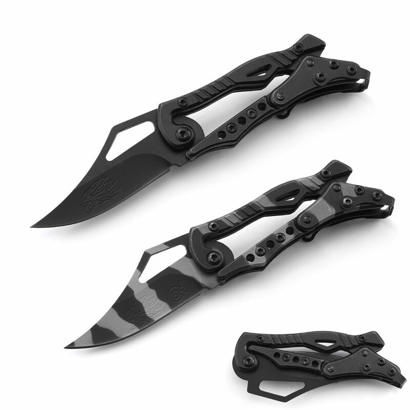 Outdoor EDC Stainless Steel Folding Cutting Tools Camping Tactical Knife Hiking Emergency Survival Knives