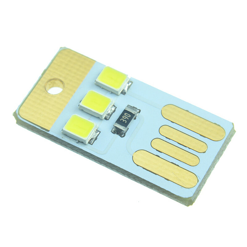 Super mini USB LED Light, modelo blanco, fuente de alimentación enchufable, Bombilla de lámpara, llavero portátil, nuevo