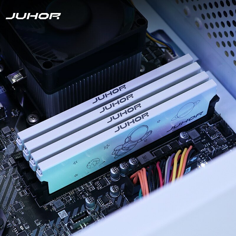 Juhor DDR4 8GB 16GB 3200MHz 3600MHz 16gbx2 8gbx2 New DIMM xmp2.0 Máy tính để bàn chơi game Memoria rams hạt của Samsung